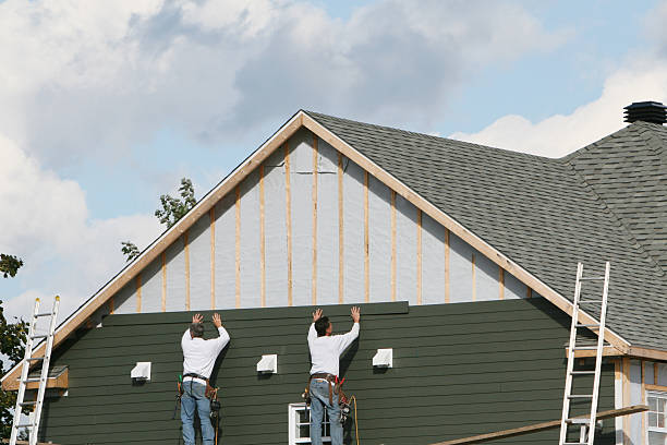 Professional Emergency Siding Repair technician working in Parker Ford, PA